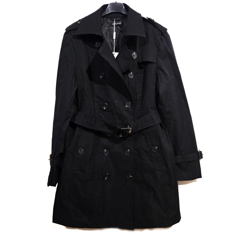 Klasik trenč plašč črn M/38eu