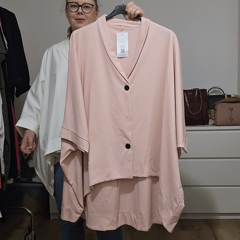 Top oversized suknjič roza